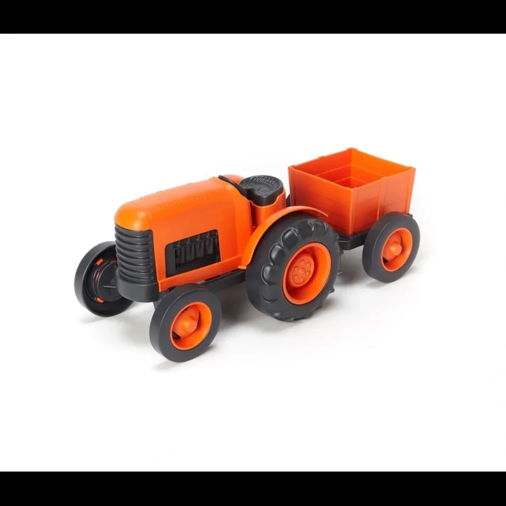 Green Toys Car Carrier and Tractor